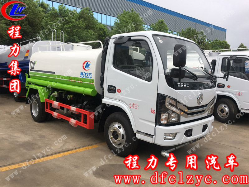 湖北程力國六東風(fēng)多利卡5方灑水車